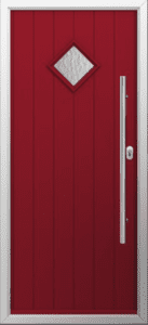 Bologna ruby red front door