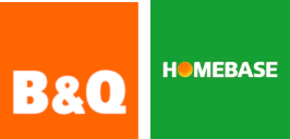 B&Q and Homebase logo