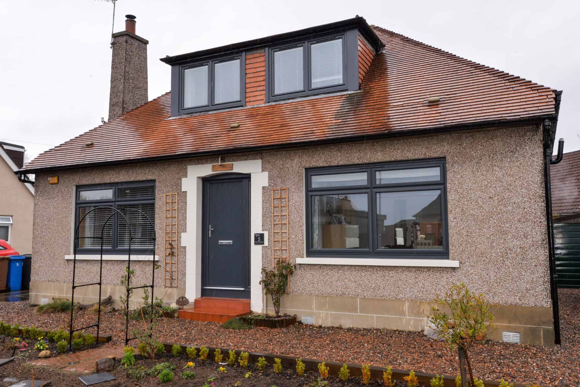 White Internal Finish Windows Modernise Fife Home | Case Study