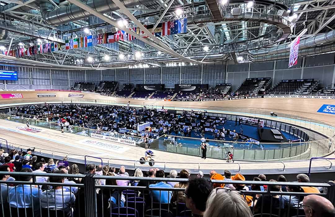 Photo of the glasgow velodrome