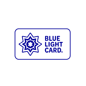 Blue light card logo