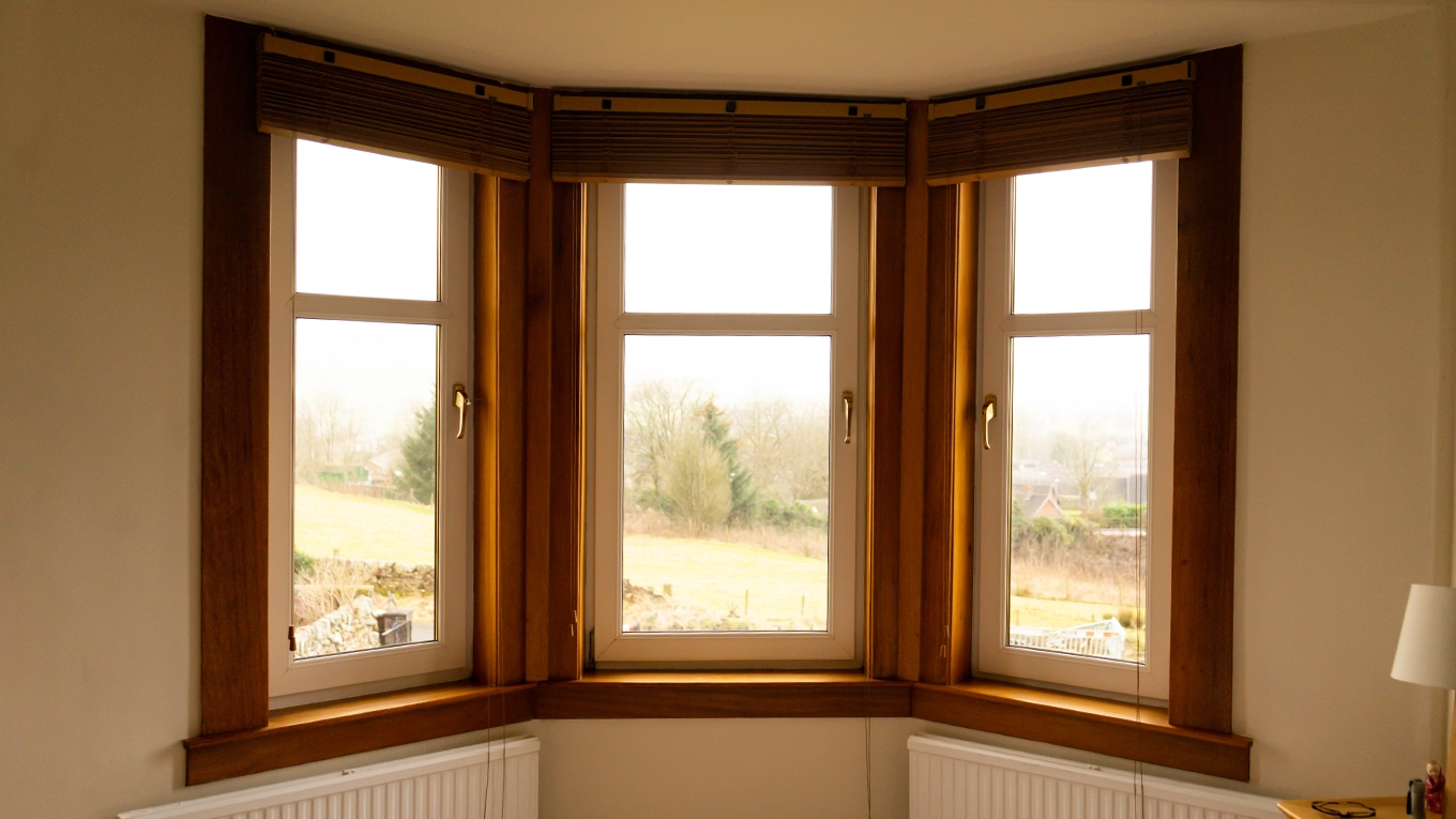 Bay window before CR Smith installation. To be replaced with lorimer windows