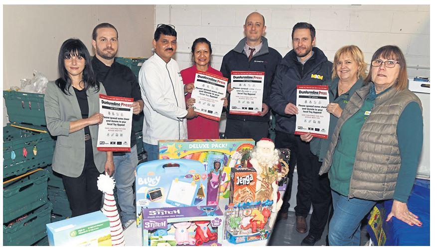 Christmas toy appeal 2023 launch photo