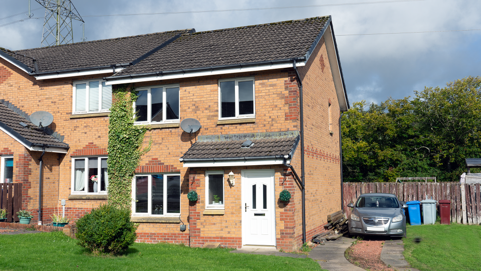 External view of home - East kilbride social housing 001