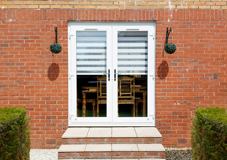 External view of French doors - trade