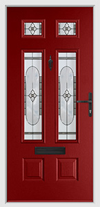 Timberluxe_Composite_DoorStyle_Bowmont_RichRed_Sarah