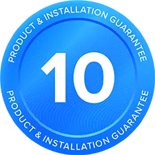 Product and installation 10 year guarantee icon