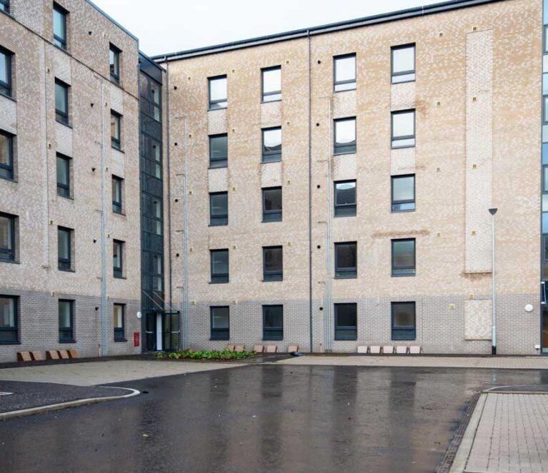 New build social housing development. Riverside, Ayr.