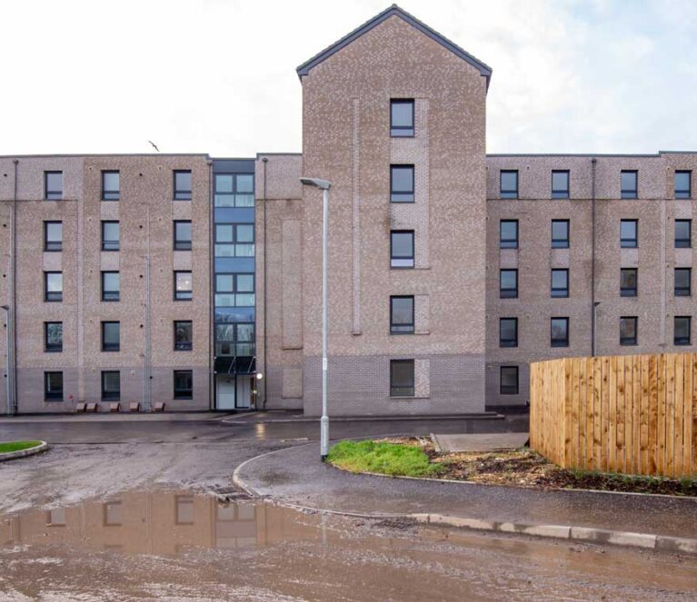 New build social housing development. Riverside, Ayr.