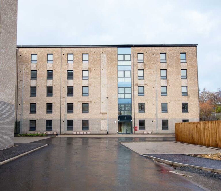 New build social housing development. Riverside, Ayr.