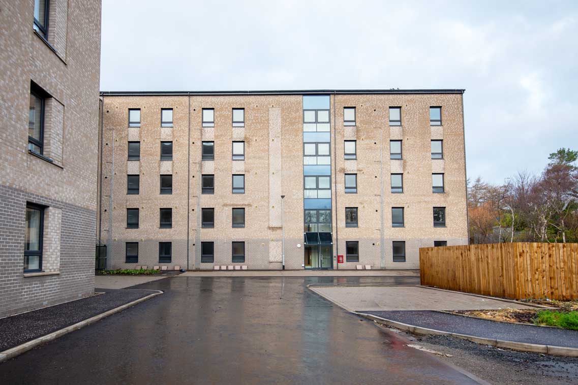 New build social housing development. Riverside, Ayr.