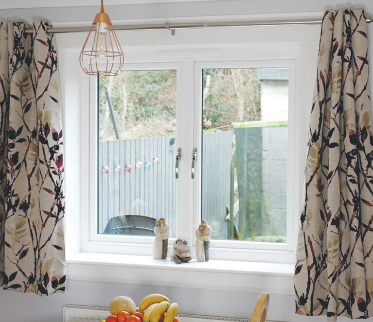 Lorimer side hinged casement windows with white full finish